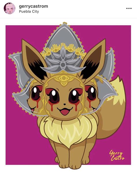 eevee oddly.